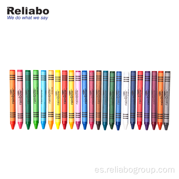 Mini crayones para colorear redondos personalizados baratos al por mayor